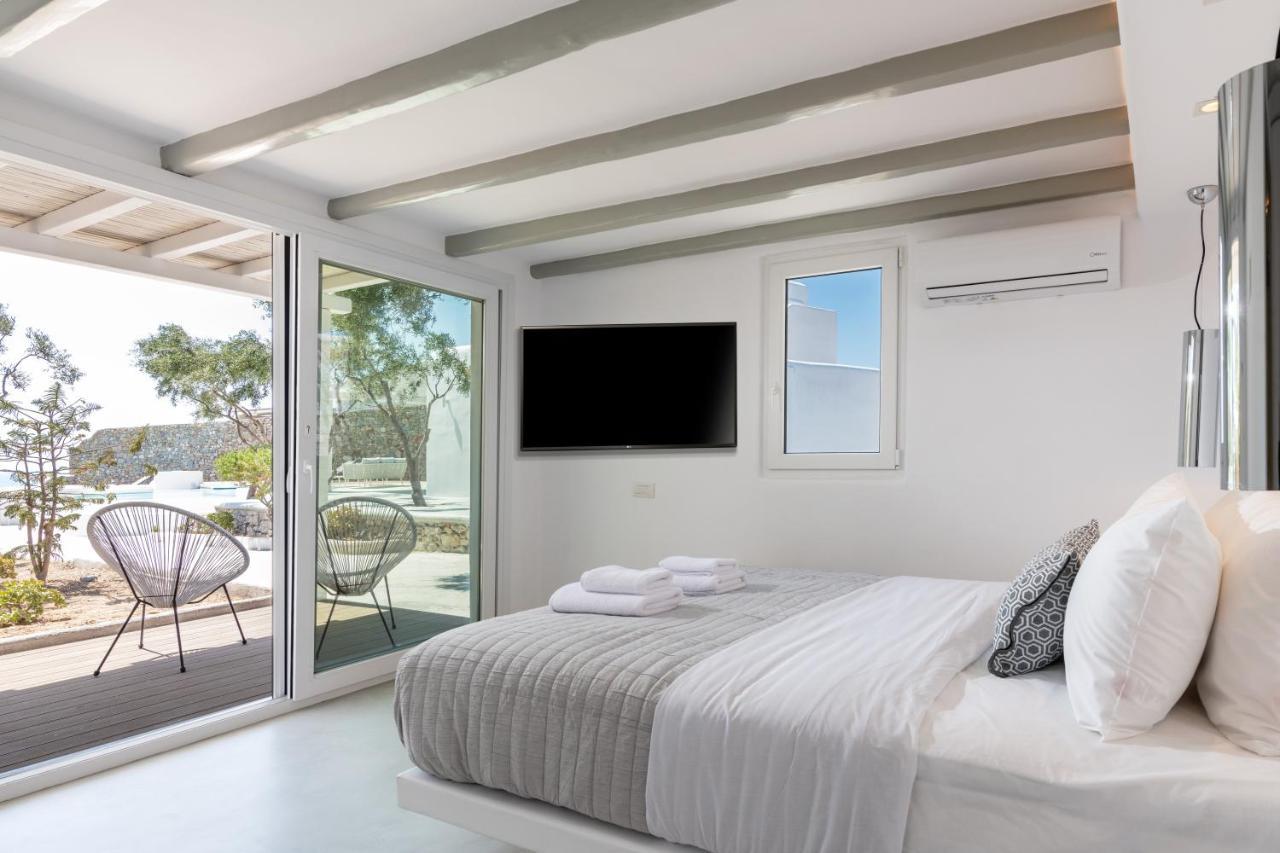 Villa In Mykonos - 6 Bedroom - 1Km From Mykonos Town - Infinity Pool - Sunset View Exterior foto